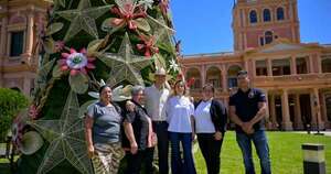 La Nación / La artesanía paraguaya florece en el árbol navideño del Palacio de López