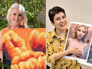 Se inaugura "Reiventarte", muestra de Mercedes Ledesma y Claudia Díaz