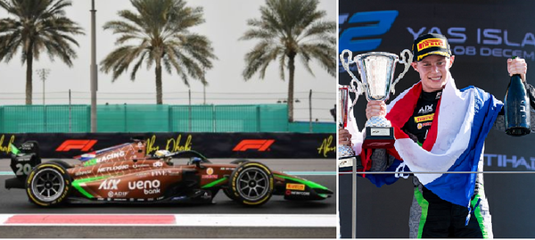 F2: Joshua Dürksen luchó hasta el final y subió al podio en Abu Dhabi - Radio Imperio 106.7 FM