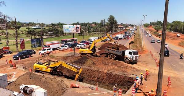 La Nación / Viaducto Km 10 CDE: anuncian nuevos cierres de tránsito dentro del plan de desvíos