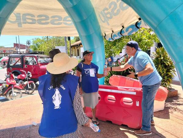 Caacupé: sepa los principales puestos de hidratación - trece