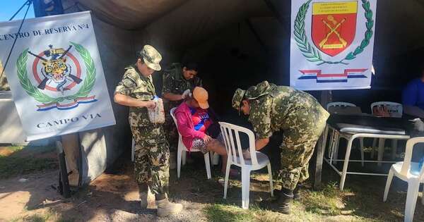 La Nación / Ejército brinda apoyo a peregrinos en Caacupé durante el novenario 2025