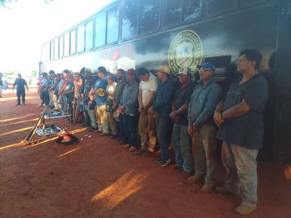 Lusipar: imputan a 29 campesinos y solicitan prisión tras intento de invasión - Policiales - ABC Color