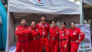 Caacupé 2025: La Cruz Roja activa puestos de primeros auxilios con más de 80 voluntarios