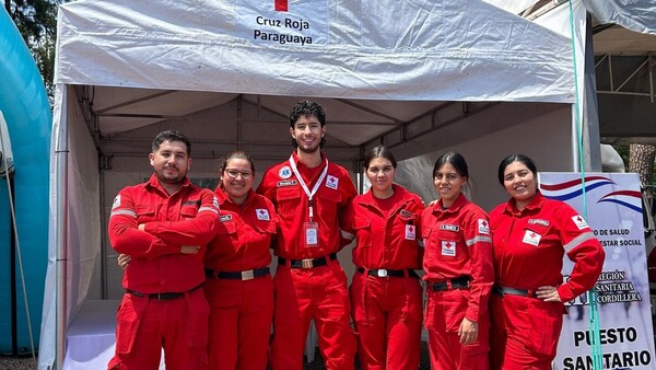 Caacupé 2025: La Cruz Roja activa puestos de primeros auxilios con más de 80 voluntarios