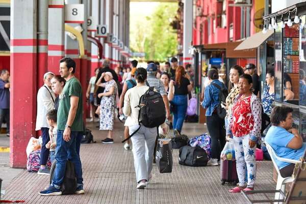 Operativo Caacupé: más de 116.600 pasajeros ya partieron desde Asunción - Nacionales - ABC Color