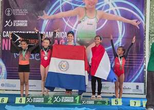 Brillante participación paraguaya en el Sudamericano de Gimnasia en Medellín - Polideportivo - ABC Color