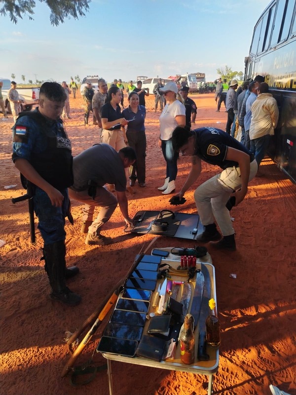 Imputan a 29 campesinos por violento intento de invasión a estancia en San Pedro