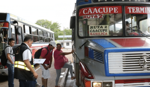 Dinatran libera horarios de buses a Caacupé