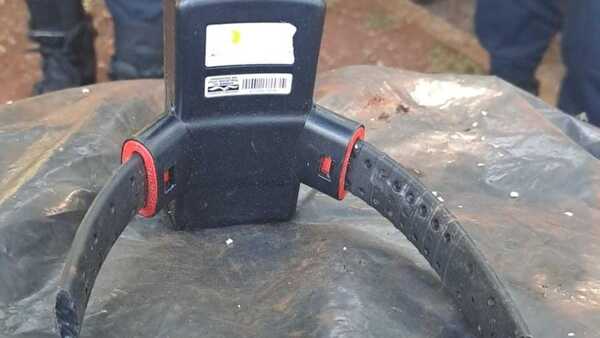 Tobillera electrónica es destruida y luego abandonada en CDE: ¿Se habrá activado la alarma?