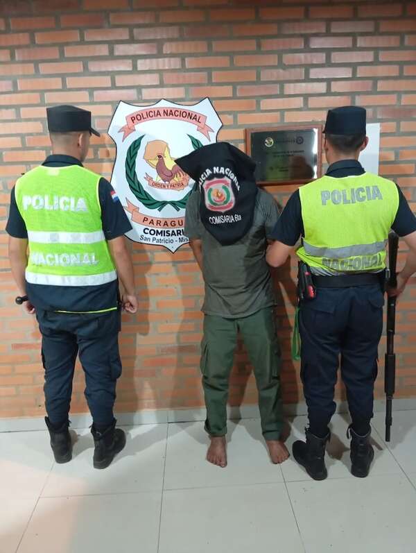 San Patricio: detienen a sospechoso de robo agravado y recuperan dinero hurtado - Policiales - ABC Color