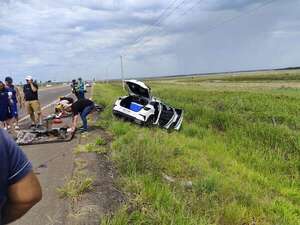 Caaguazú: accidente rutero deja tres personas heridas - Policiales - ABC Color