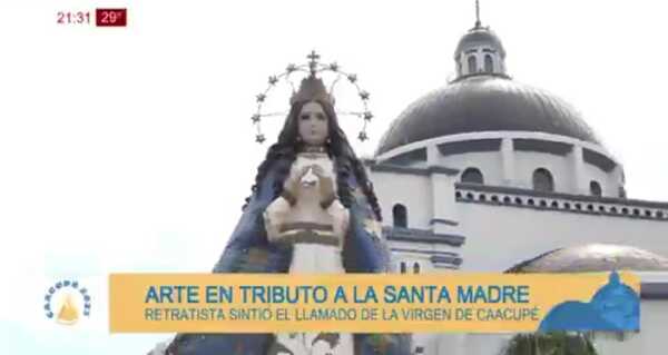 Especial de Caacupé 2025: Ricardo rindió tributo a la Virgen a través del arte - trece