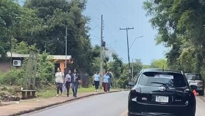 Organización acompañó de cerca la llegada de feligreses al Santuario de Itacuá