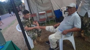 Ejército asiste a 20.000 peregrinos en Caacupé 2025