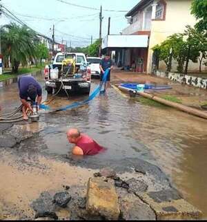 Essap deja sin agua a varios barrios de Pilar tras rotura de caño principal - Nacionales - ABC Color