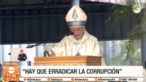 #Caacupé2025 - "Hay que erradicar la corrupción", moneseñor Ricardo Valenzuela