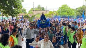 Puerto Casado: Promeseros renuevan su devoción a la Virgen de Caacupé