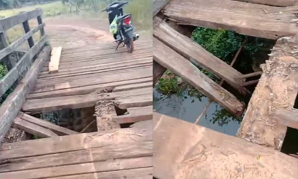 Vecinos de Pindoty alertan sobre otro puente a punto de colapsar y advierten riesgo en pobladores de la zona - OviedoPress