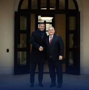 Santiago Peña se reúne con el primer ministro de Hungría - Canal-E