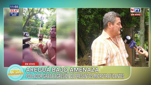 Un hombre denuncia violenta agresión con machete por parte de su vecino en Areguá