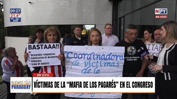 Víctimas de mafia de los pagarés presentan libelo acusatorio contra dos ministros de la Corte
