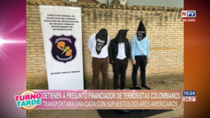 Detienen en San Lorenzo a presunto financiador de terroristas colombianos
