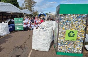 Itaipú apoyó Operativo Caacupé con insumos, minga ambiental y reciclaje de 75.000 botellas plásticas | DIARIO PRIMERA PLANA