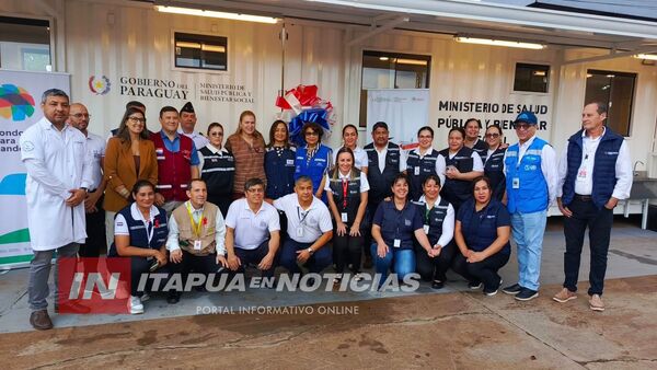SALUD HABILITA CONTENEDORES SANITARIOS EN PUNTOS ESTRATÉGICOS DE ENCARNACIÓN