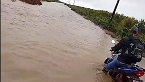 La lluvia deja aislada a toda una comunidad en Misiones