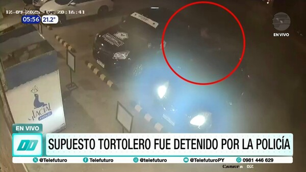 Supuesto tortolero detenido por la Policía en Asunción