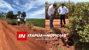 MUNICIPALIDAD VERIFICA PROBLEMAS DE DRENAJE EN LA ZONA DE HOHENAU 4