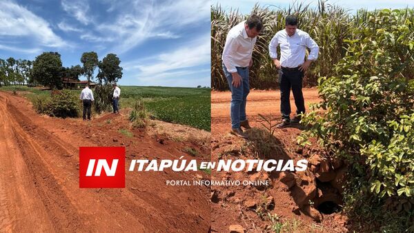 MUNICIPALIDAD VERIFICA PROBLEMAS DE DRENAJE EN LA ZONA DE HOHENAU 4