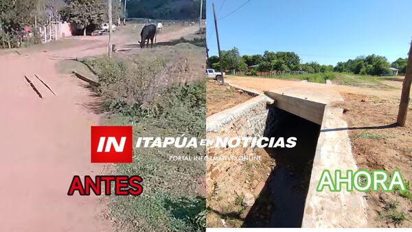 GENERAL ARTIGAS AVANZA CON LA CONSTRUCCIÓN DE UN NUEVO PUENTE DE HORMIGÓN