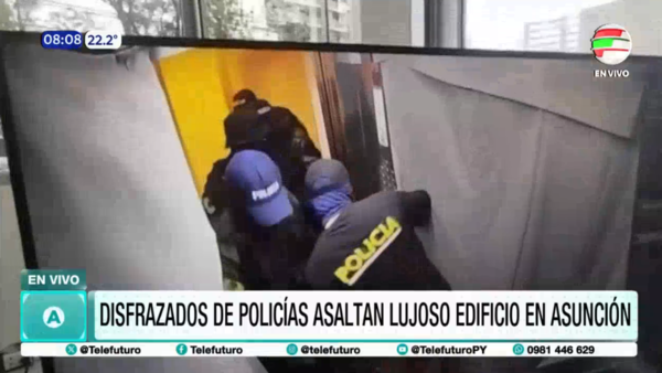 Disfrazados de policías asaltaron a empresario en edificio lujoso de Asunción