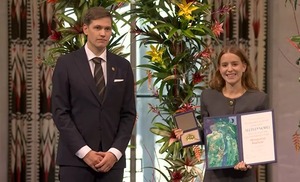 Hija de María Corina Machado recibe el Premio Nobel de la Paz 2025, quien estuvo ausente en la ceremonia