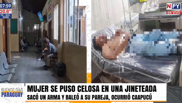 Disparó a su pareja por celos tras encuentro con exnovia en jineteada