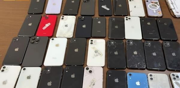 Recuperan 38 aparatos celulares de alta gama