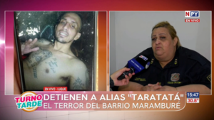 Detienen a alias "Taratatá": el terror del barrio Maramburé