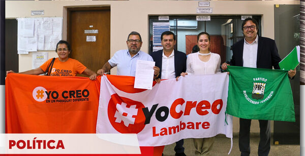 Alianza Unidos por Lambaré cumplió con todos los requisitos y oficializó su inscripción ante el TSJE - Canal-E