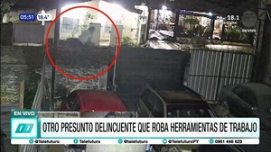 Detienen a delincuente tras robar herramientas de un taller