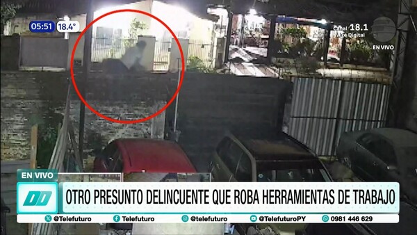Detienen a delincuente tras robar herramientas de un taller