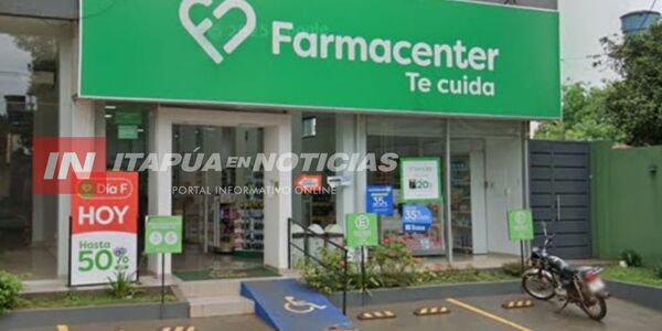 ASALTANTE PERPETRÓ UN ROBO EN FARMACIA DE CAMBYRETÁ