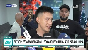 Nuevo arquero de Olimpia ya se encuentra en el país