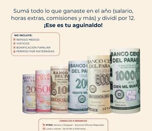 Aguinaldo 2025: Ministerio de Trabajo explica cómo calcular de forma simple y segura el monto a cobrar