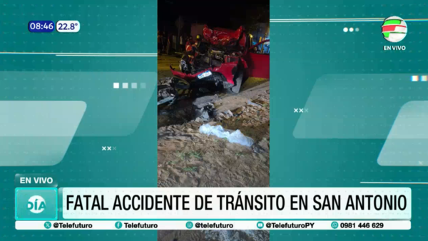 Fatal accidente de tránsito en San Antonio