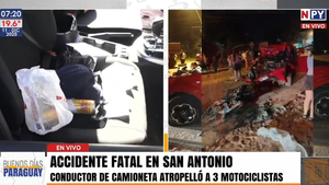 Motociclista iba a su trabajo y murió por culpa de borracho al volante en San Antonio