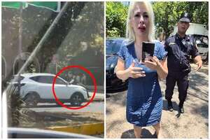 Imputan a conductora que llevó a policía sobre el capó de su rodado - Policiales - ABC Color