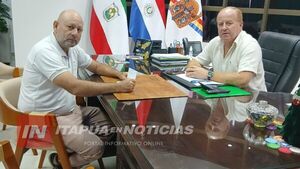 INTENDENTE DE GRAL. ARTIGAS SE REUNIÓ CON EL GOBERNADOR DE ITAPÚA
