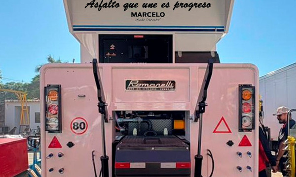Presentación oficial de la máquina asfáltica será el lunes y operará desde diciembre en Coronel Oviedo - OviedoPress